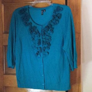 Dressy 3/4 length sleeve cardigan.   C027